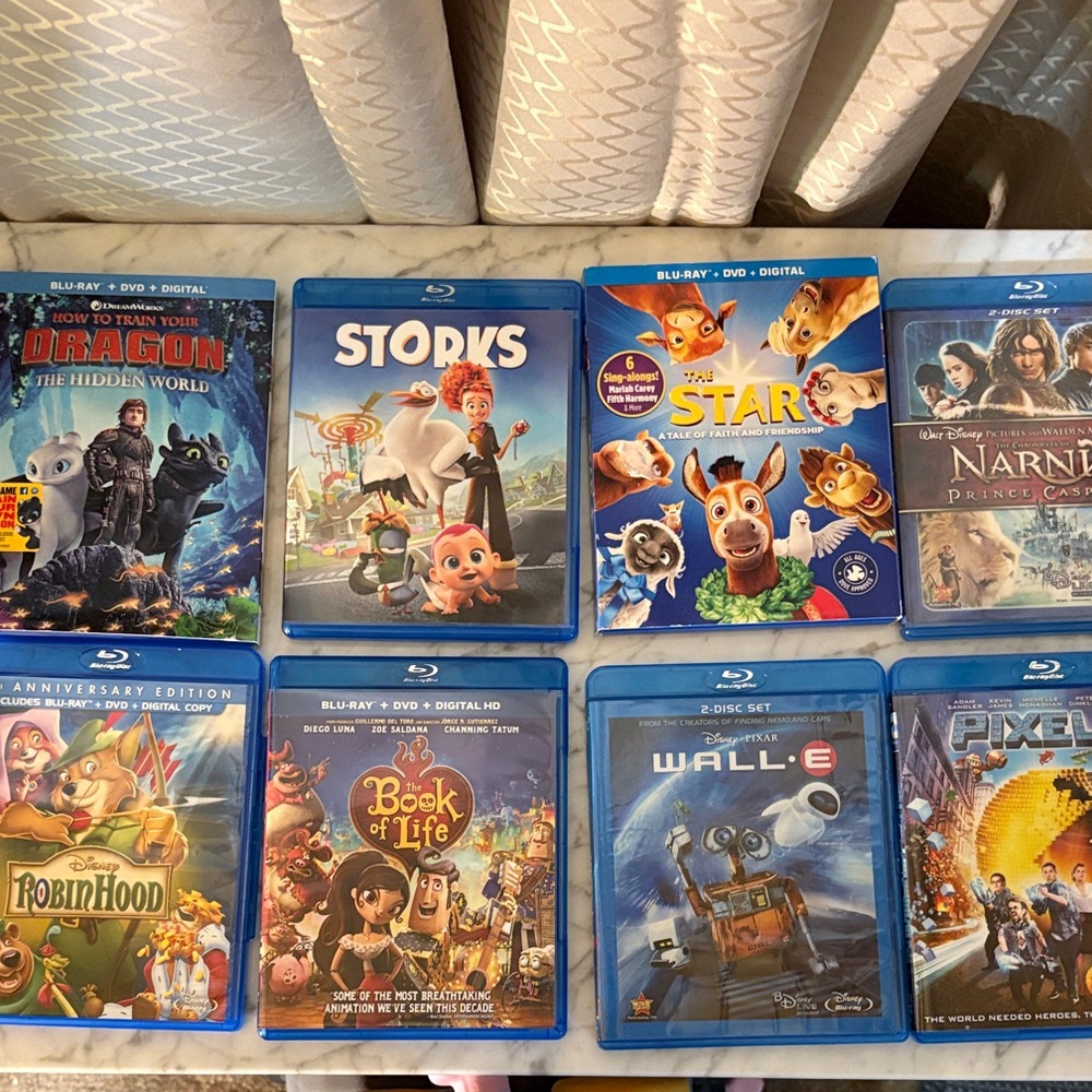 Animated Blu-ray Movie Collection - Assorted Titles
